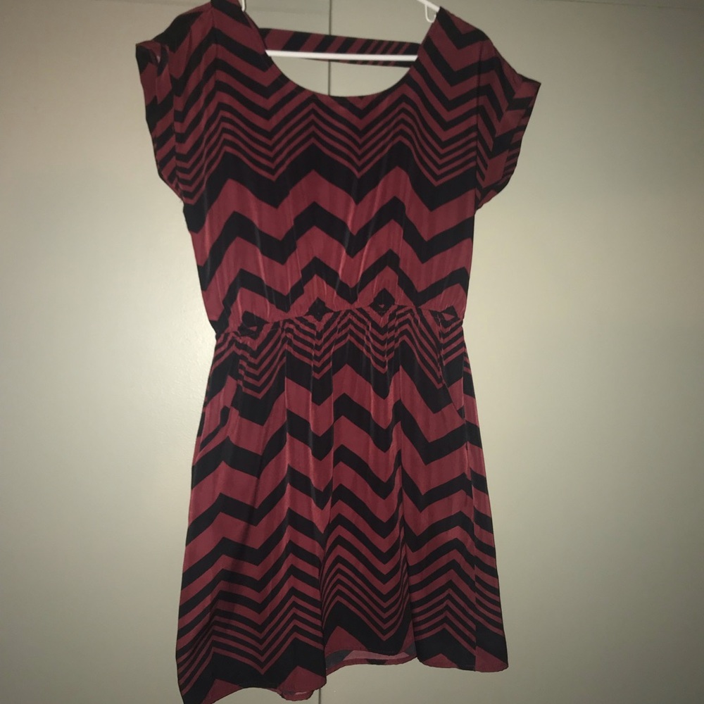 Medium Elastic waist short sleeve dress